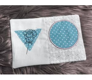 Stickserie - Geo Flowers Rose